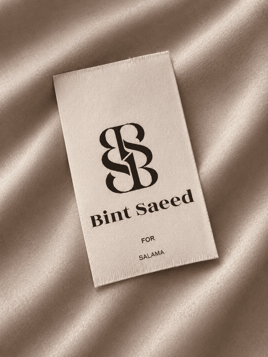 Bint Saeed personalised label — Abu Dhabi — example 4