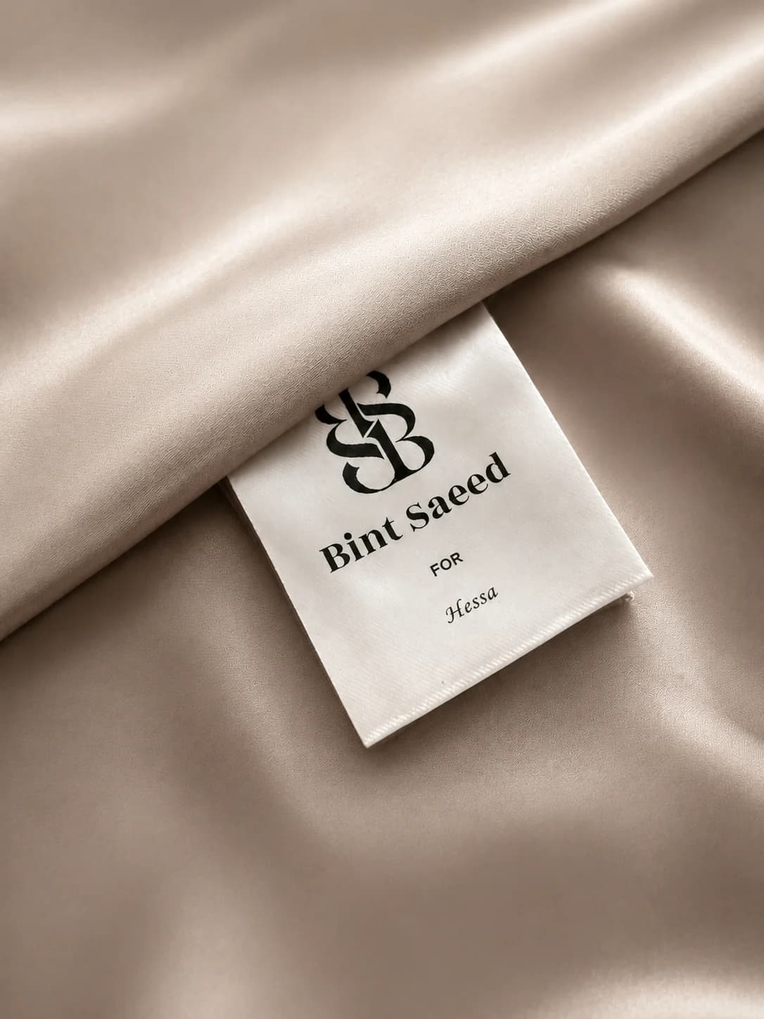 Bint Saeed personalised inner label — Abu Dhabi — 3