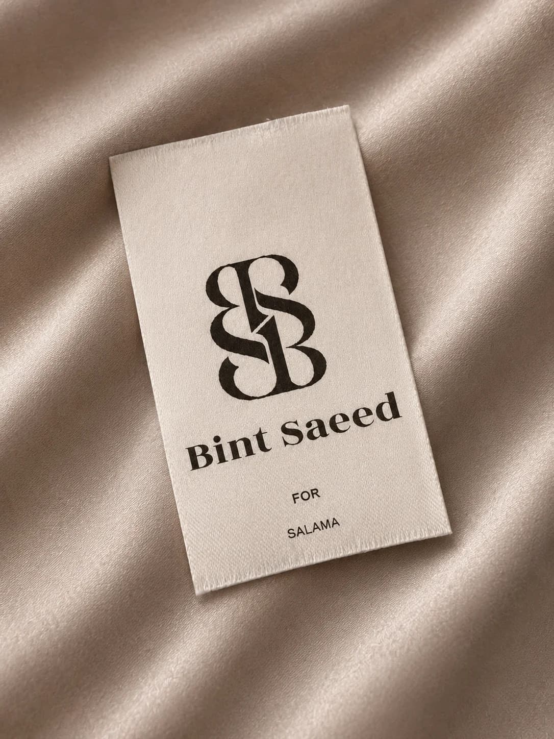 Bint Saeed personalised inner label — Abu Dhabi — 4